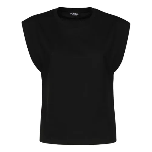 Dondup - Tops > T-Shirts - Black - Dondup - Modalova