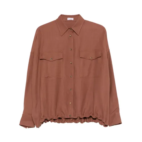 Blouses & Shirts > Shirts - - Brunello Cucinelli - Modalova