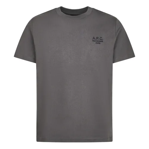 A.p.c. - Tops > T-Shirts - Gray - A.p.c. - Modalova