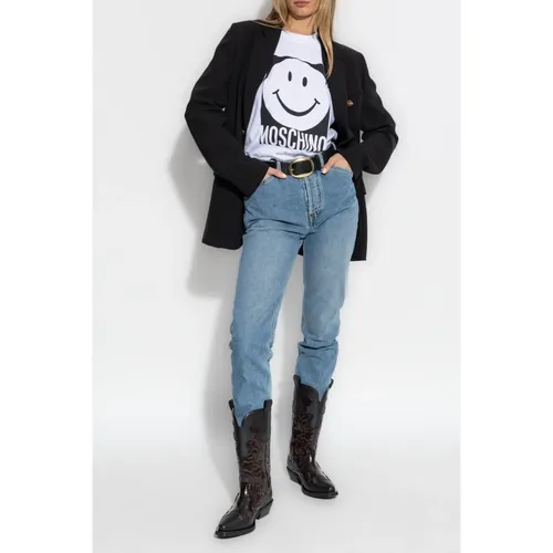 Jeans > Straight Jeans - - Moschino - Modalova