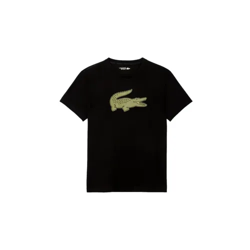Lacoste - Tops > T-Shirts - Black - Lacoste - Modalova
