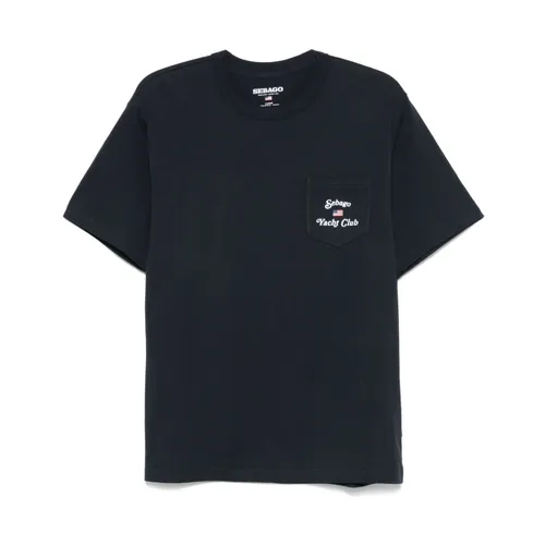 Sebago - Tops > T-Shirts - Blue - Sebago - Modalova