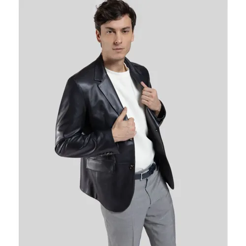 Jackets > Leather Jackets - - Gimo's - Modalova