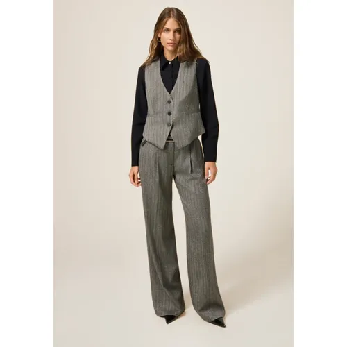 Oltre - Jackets > Vests - Gray - Oltre - Modalova