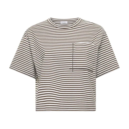 Tops > T-Shirts - - Brunello Cucinelli - Modalova