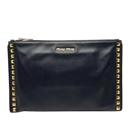 Pre-owned > Pre-owned Bags > Pre-owned Clutches - - Miu Miu Pre-owned - Modalova