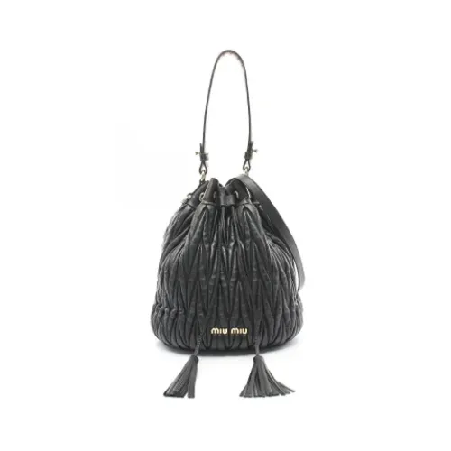 Pre-owned > Pre-owned Bags > Pre-owned Bucket Bags - - Miu Miu Pre-owned - Modalova