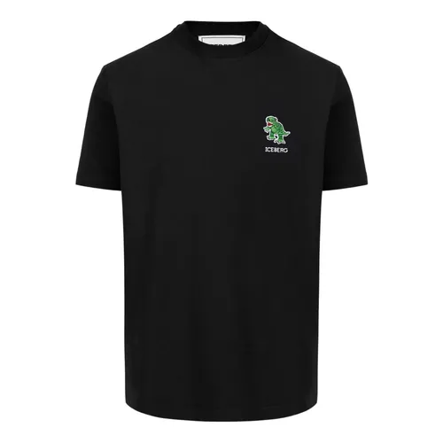 Iceberg - Tops > T-Shirts - Black - Iceberg - Modalova