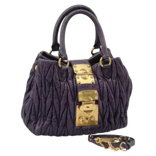 Pre-owned > Pre-owned Bags > Pre-owned Handbags - - Miu Miu Pre-owned - Modalova