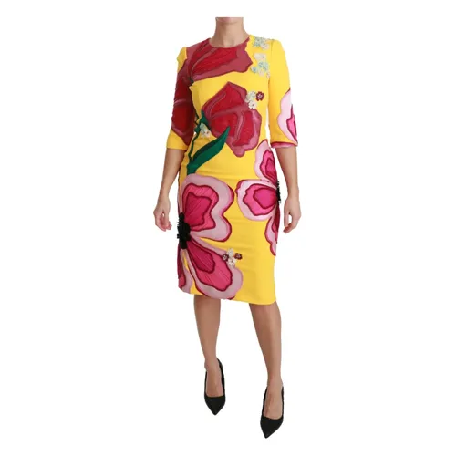 Dresses > Day Dresses > Midi Dresses - - Dolce & Gabbana - Modalova