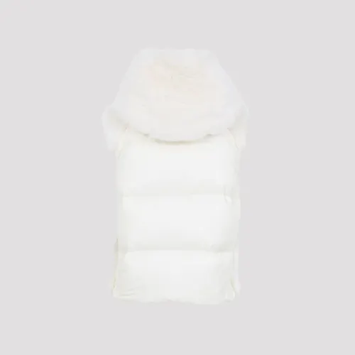 Moncler - Jackets > Vests - White - Moncler - Modalova
