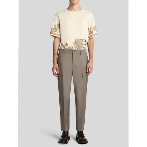 Trousers > Straight Trousers - - Etro - Modalova