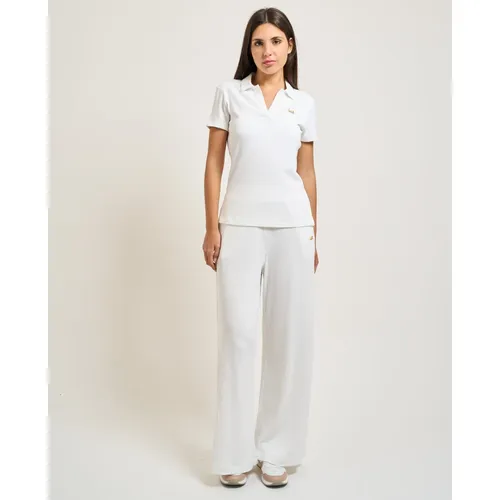 Trousers > Wide Trousers - - Emporio Armani - Modalova