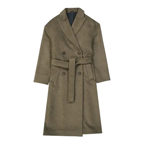 Coats > Belted Coats - - Brunello Cucinelli - Modalova