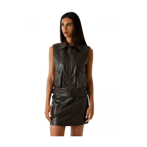 Guess - Jackets > Vests - Brown - Guess - Modalova