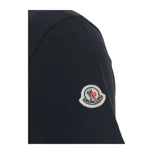 Moncler - Tops > T-Shirts - Black - Moncler - Modalova