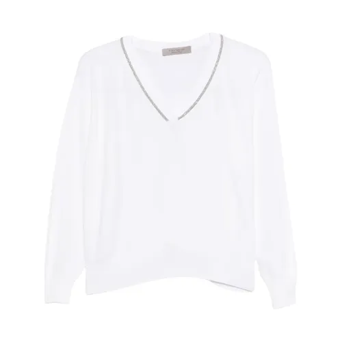 Knitwear > V-neck Knitwear - - D.Exterior - Modalova