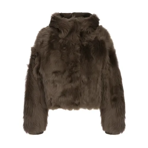 Jackets > Faux Fur & Shearling Jackets - - Blancha - Modalova