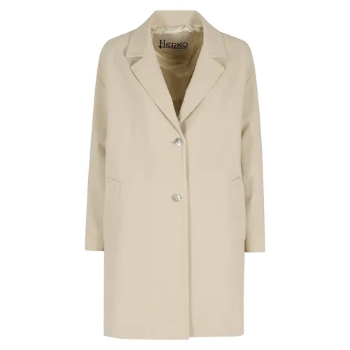 Coats > Single-Breasted Coats - - Herno - Modalova