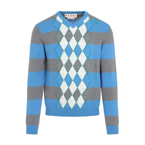 Knitwear > V-neck Knitwear - - Marni - Modalova