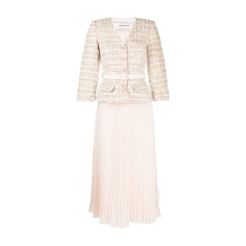 Dresses > Day Dresses > Midi Dresses - - Self Portrait - Modalova