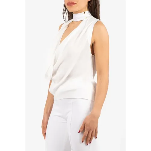 Tops > Sleeveless Tops - - Elisabetta Franchi - Modalova