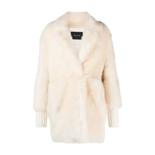 Jackets > Faux Fur & Shearling Jackets - - Fabiana Filippi - Modalova
