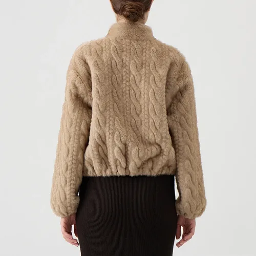 Jackets > Faux Fur & Shearling Jackets - - Ermanno Scervino - Modalova
