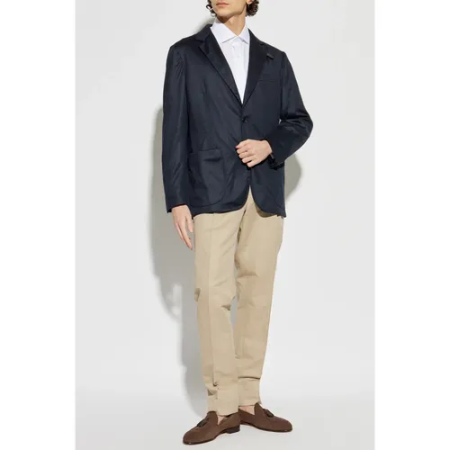 Brioni - Jackets > Blazers - Blue - Brioni - Modalova