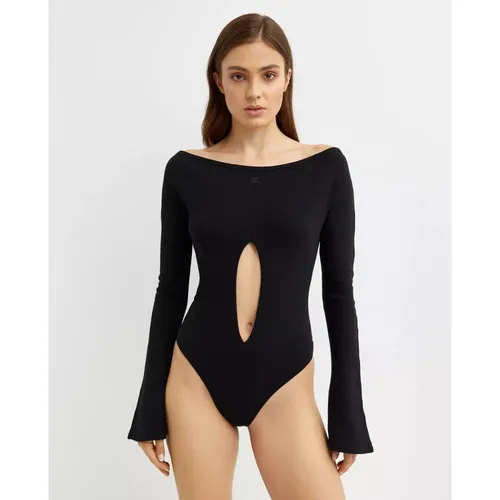 Courrèges - Tops > Body - Black - Courrèges - Modalova
