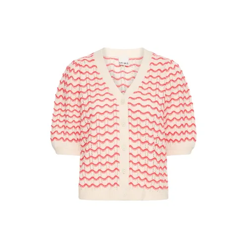 Ichi - Knitwear > Cardigans - Red - Ichi - Modalova