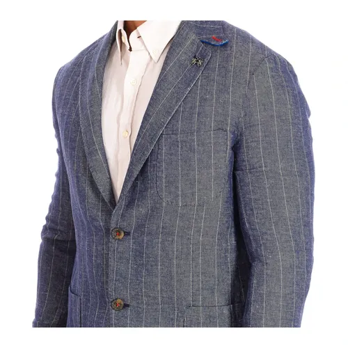 Suits > Formal Blazers - - La Martina - Modalova
