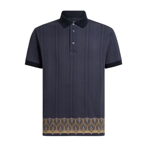 Etro - Tops > Polo Shirts - Blue - Etro - Modalova