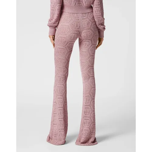 Trousers > Wide Trousers - - Philipp Plein - Modalova