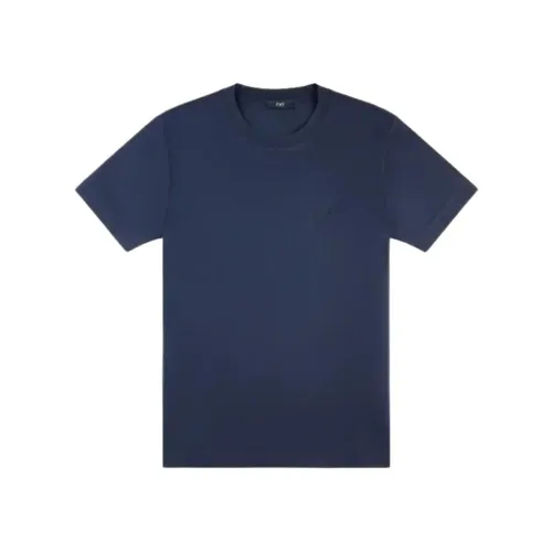Fay - Tops > T-Shirts - Blue - Fay - Modalova