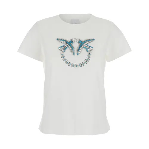 Pinko - Tops > T-Shirts - White - Pinko - Modalova