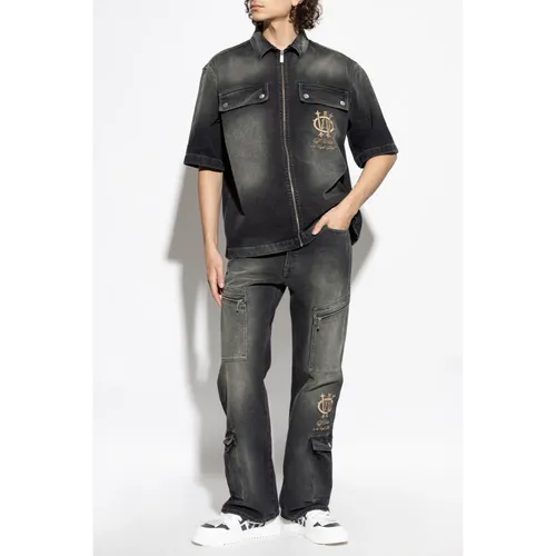 Trousers > Straight Trousers - - Off White - Modalova