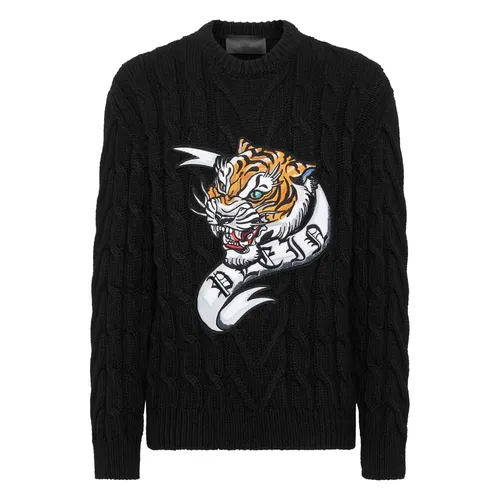 Knitwear > Round-neck Knitwear - - Philipp Plein - Modalova