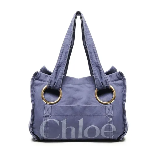 Chloé - Bags > Tote Bags - Blue - Chloé - Modalova