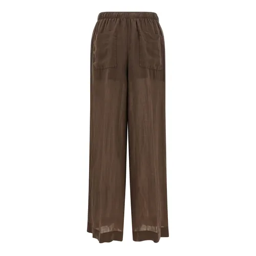 Trousers > Wide Trousers - - Nude - Modalova