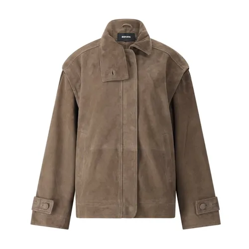 Jackets > Leather Jackets - - Rotate Birger Christensen - Modalova