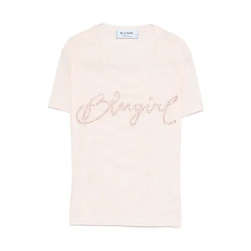 Blugirl - Tops > T-Shirts - Pink - Blugirl - Modalova
