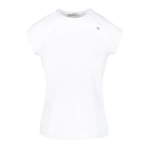 Hést - Tops > T-Shirts - White - Hést - Modalova