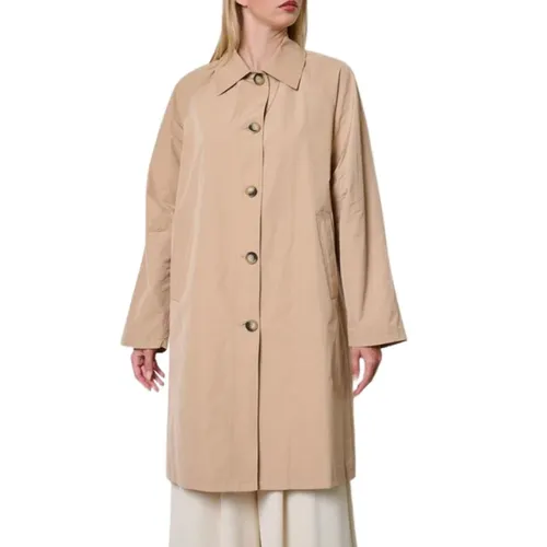 Coats > Single-Breasted Coats - - Kaos - Modalova