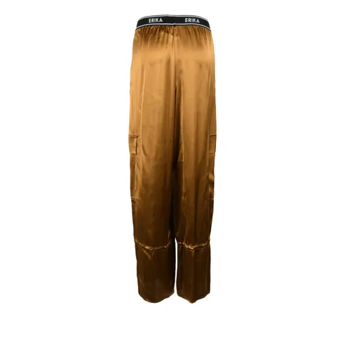 Trousers > Wide Trousers - - Erika Cavallini - Modalova