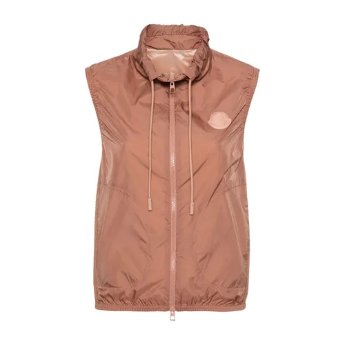 Moncler - Jackets > Vests - Brown - Moncler - Modalova