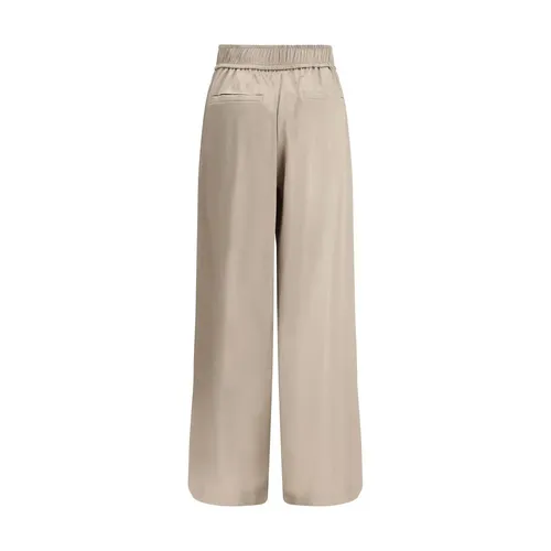 Trousers > Wide Trousers - - Brunello Cucinelli - Modalova