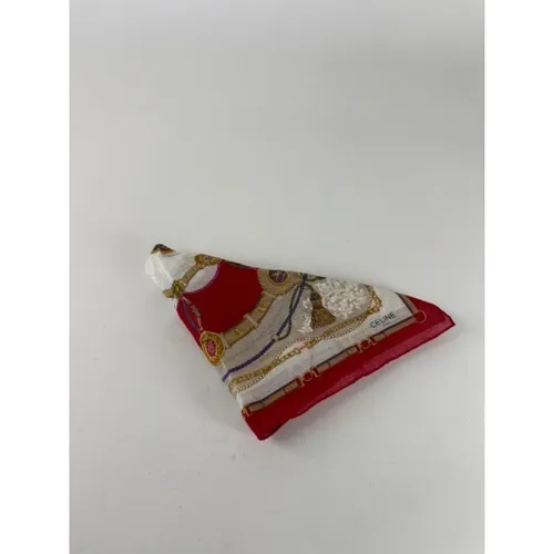 Pre-owned > Pre-owned Accessories > Pre-owned Scarves - - Celine Vintage - Modalova