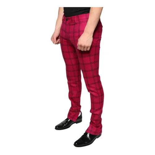 Trousers > Slim-fit Trousers - - Dolce & Gabbana - Modalova