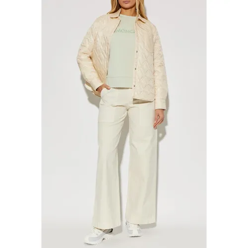 Trousers > Wide Trousers - - Moncler - Modalova